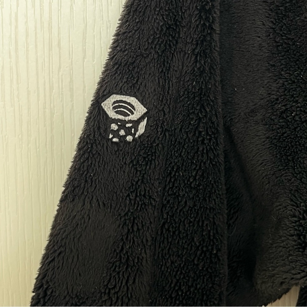 Mountain Hardwear Women’s Fleece Hoodie Jacket Black Size Medium - Picture 16 of 16